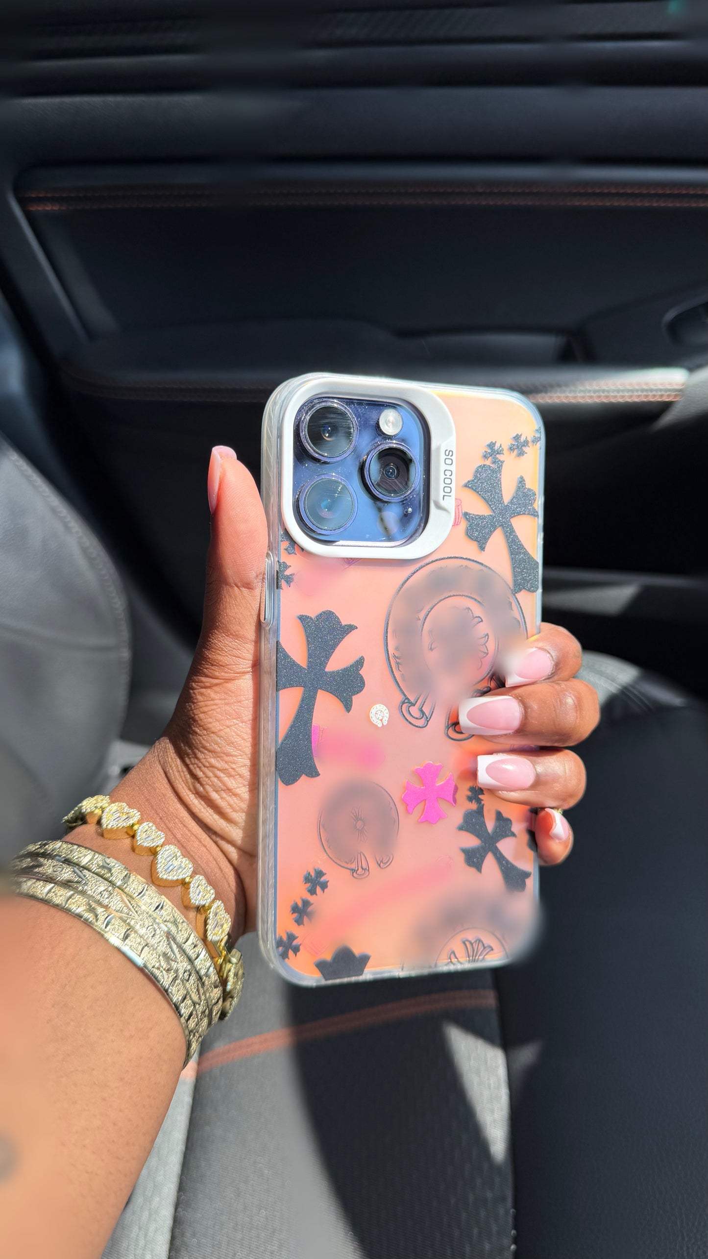 Chrme Heart Iridescent Case