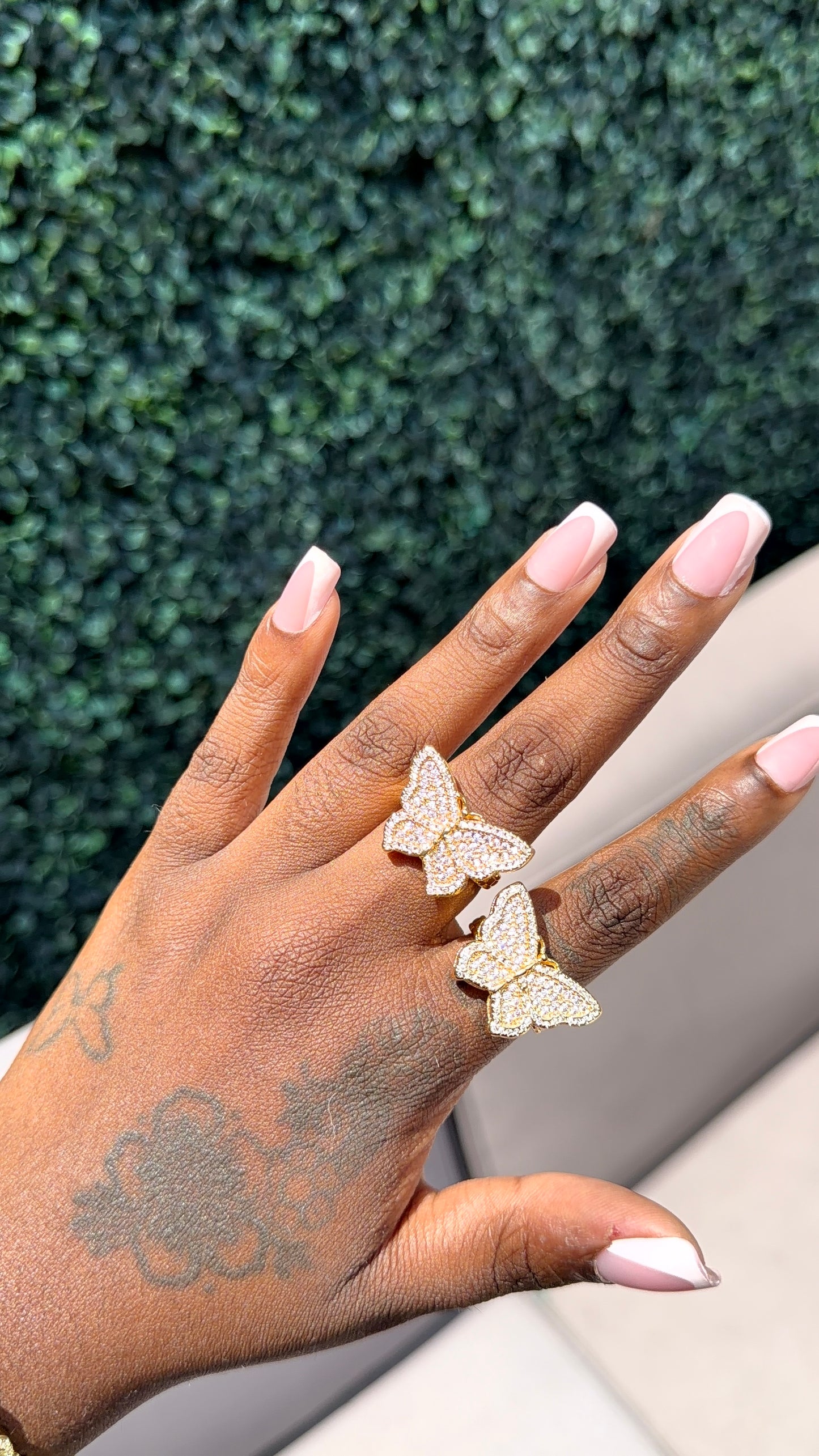 Gold Butterfly Ring