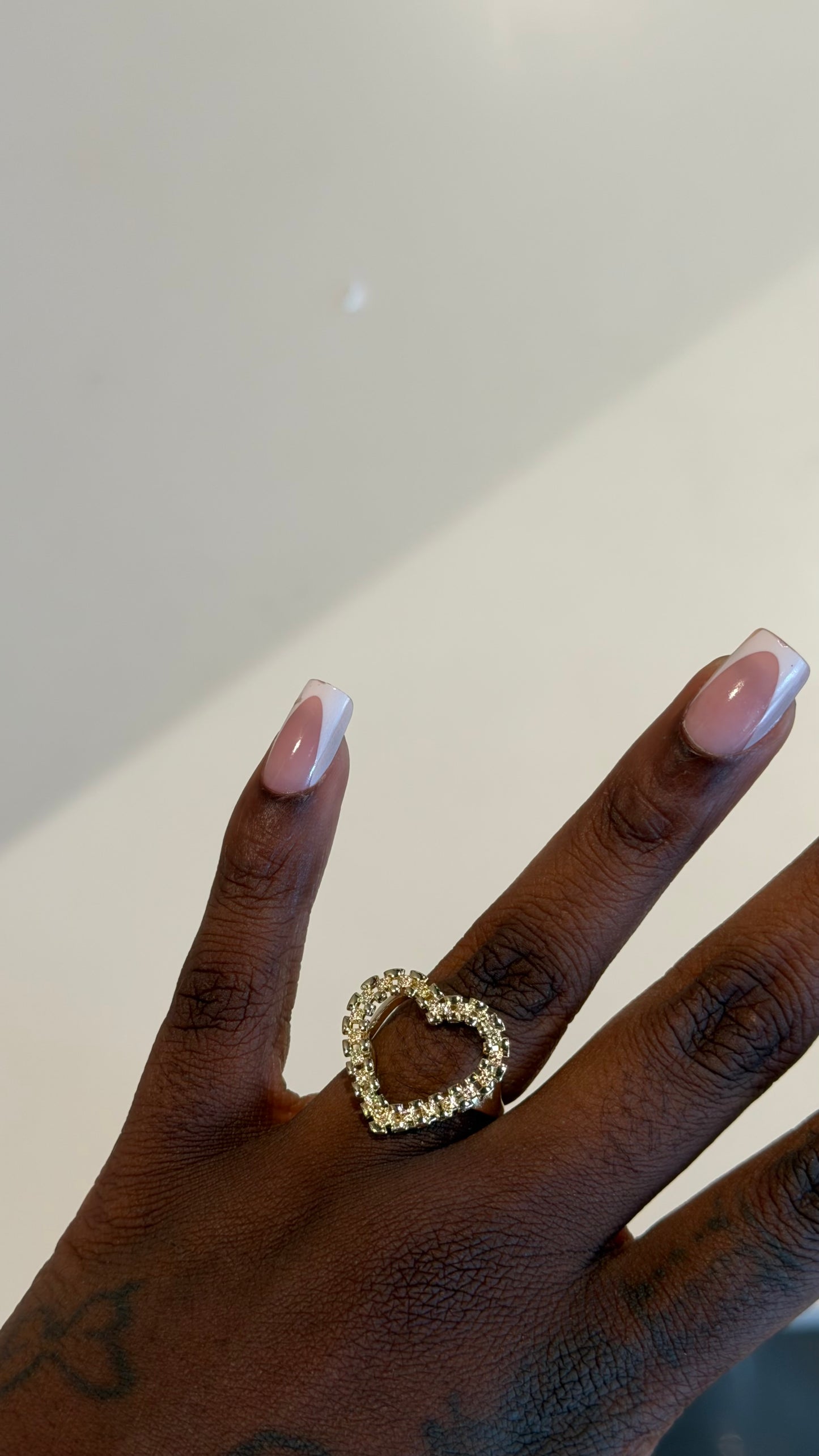 Gold Rolex Heart Ring