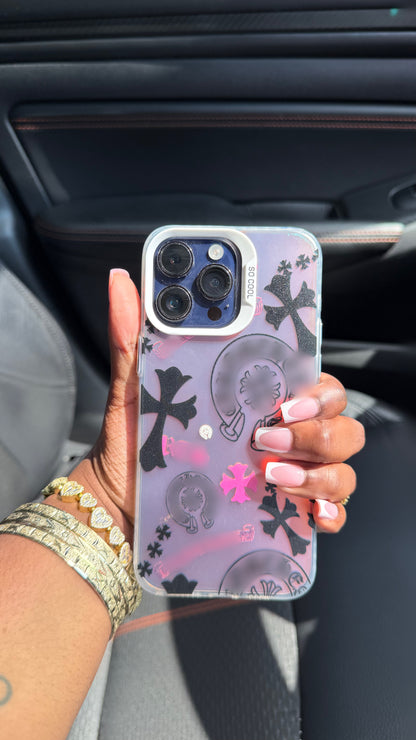 Chrme Heart Iridescent Case