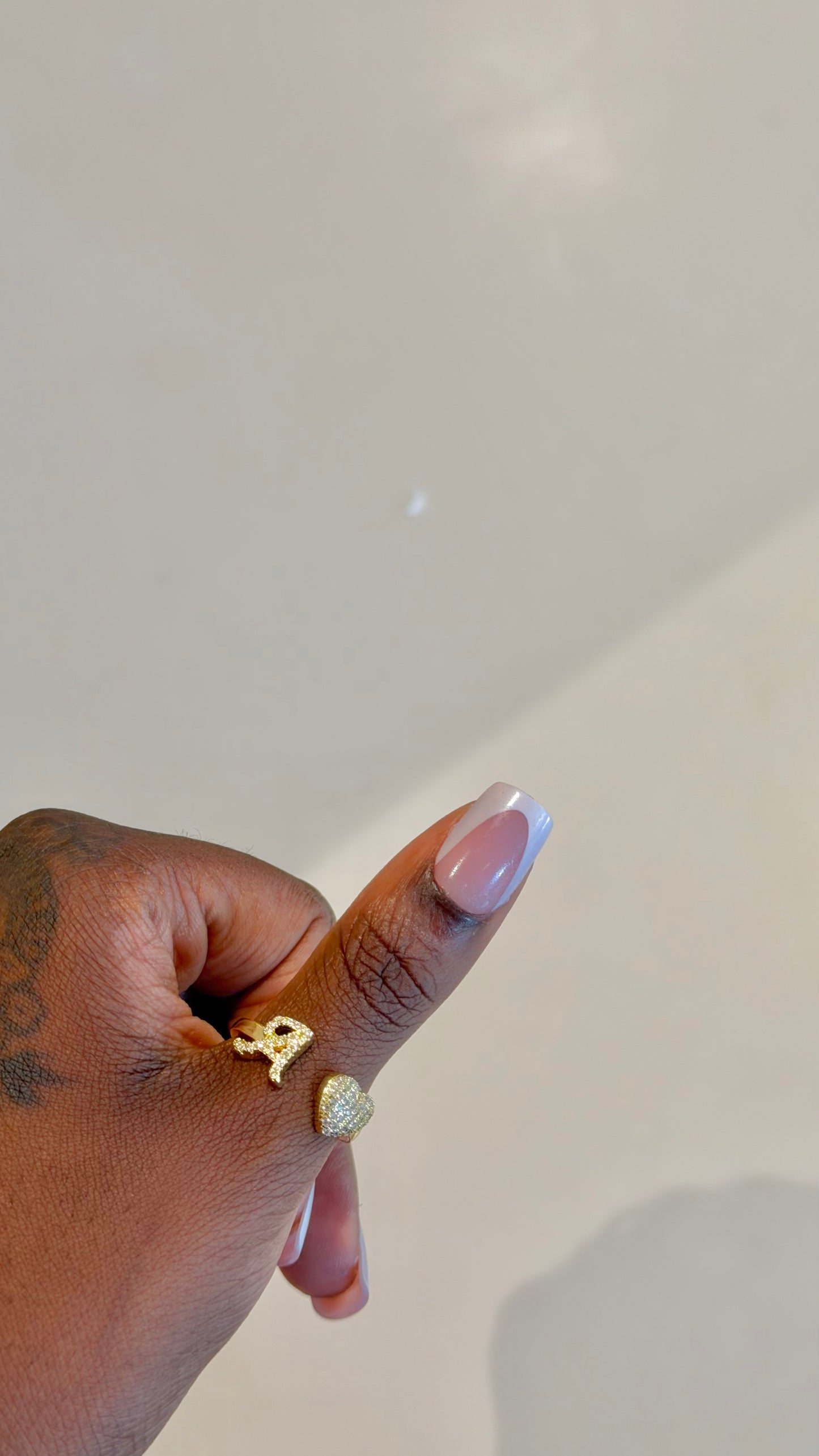 Custom Diamond Initial Ring