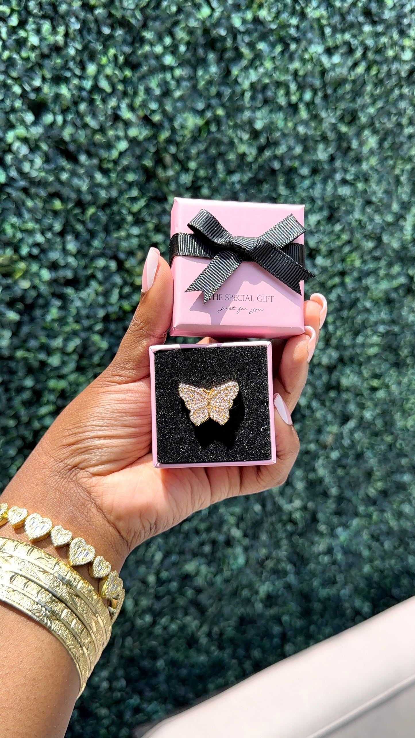 Gold Butterfly Ring