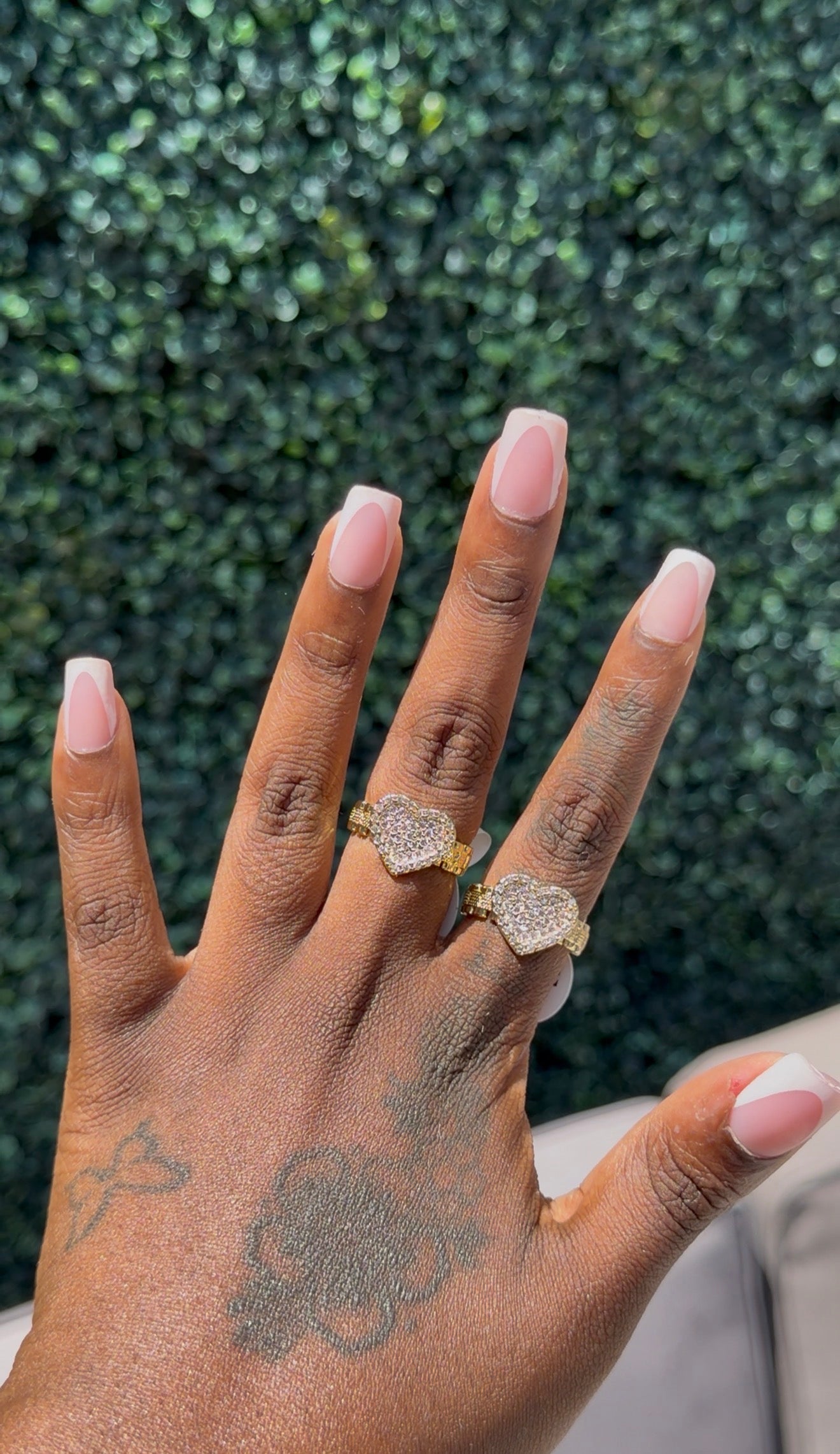 Gold Rolex Heart Ring